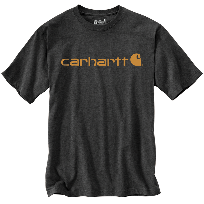 Relaxed Fit Heavyweight Short-Sleeve Logo Graphic T-Shirt - CRH-Carbon Heather | Carhartt 103361