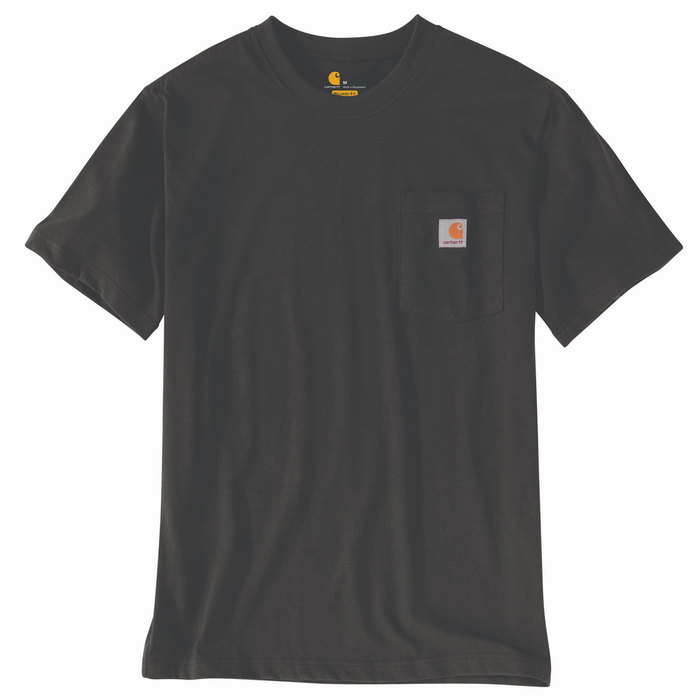 Relaxed Fit Heavyweight Short-Sleeve Pocket T-Shirt - 001-Black | Carhartt 103296