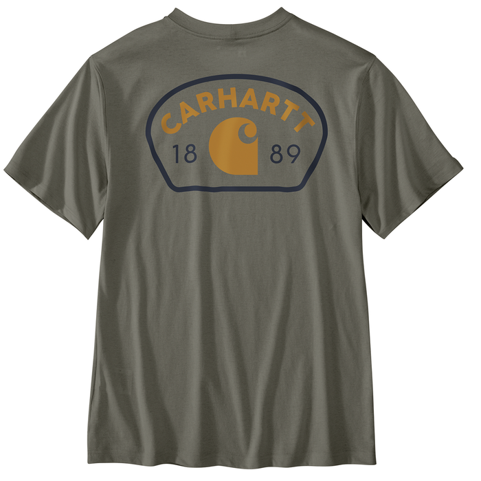 Relaxed Fit Lightweight Short-Sleeve 1889 Graphic T-Shirt - DOV-Dusty Olive | Carhartt 106769