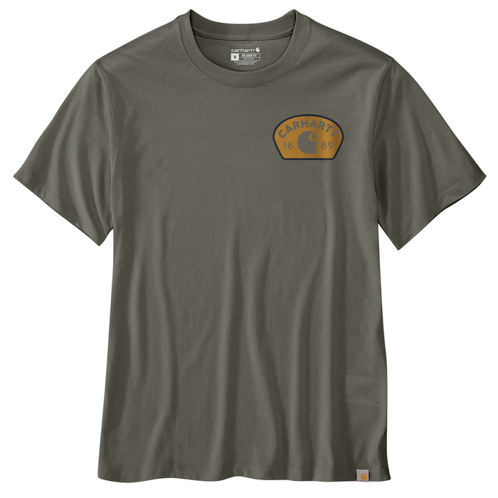 Relaxed Fit Lightweight Short-Sleeve 1889 Graphic T-Shirt - DOV-Dusty Olive | Carhartt 106769