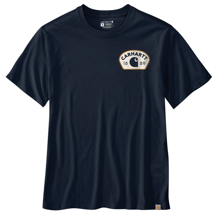 Relaxed Fit Lightweight Short-Sleeve 1889 Graphic T-Shirt - I26-Navy | Carhartt 106769