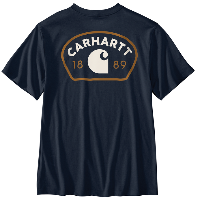 Relaxed Fit Lightweight Short-Sleeve 1889 Graphic T-Shirt - I26-Navy | Carhartt 106769