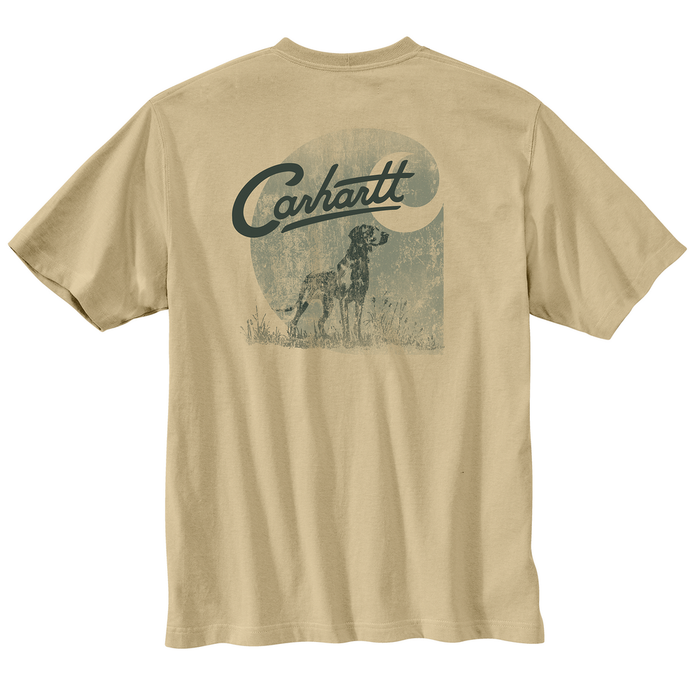 Relaxed Fit Lightweight Short-Sleeve Pocket Dog Graphic T-Shirt - A33-Beach | Carhartt 106778