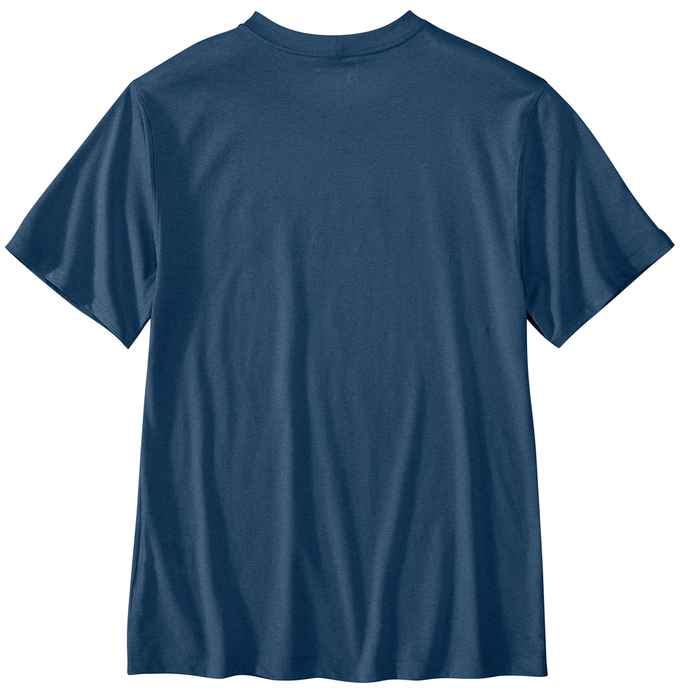 Relaxed Fit Lightweight Short-Sleeve Script Graphic T-Shirt - HL3-Deep Ocean Heather | Carhartt 106762