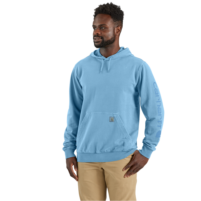 Relaxed Fit Midweight Garment Dyed French Terry Graphic Sweatshirt - HL6-Fresh Water | Carhartt 106253