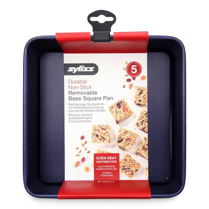 Removable Base Square Pan