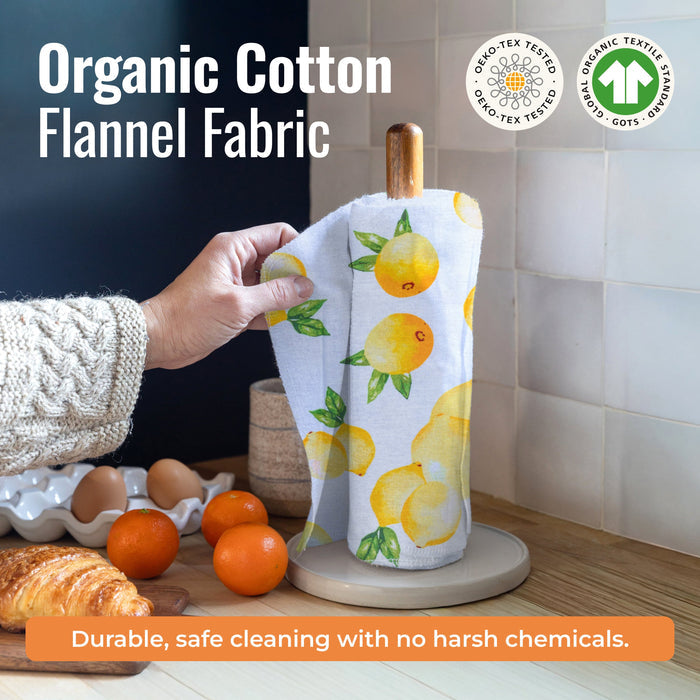 Reusable Paper Towels - Lemons