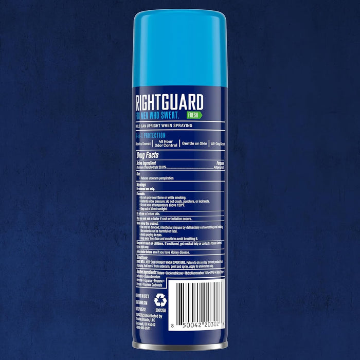 Right Guard Sport Fresh Spray Deodorant and Antiperspirant - 6 oz - 12 Pack