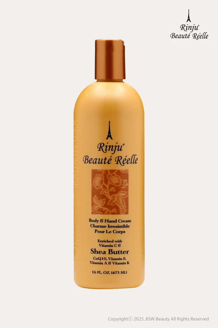 RINJU BEAUTY REAL BODY & HAND CREAM 16oz - BSW BEAUTY CANADA