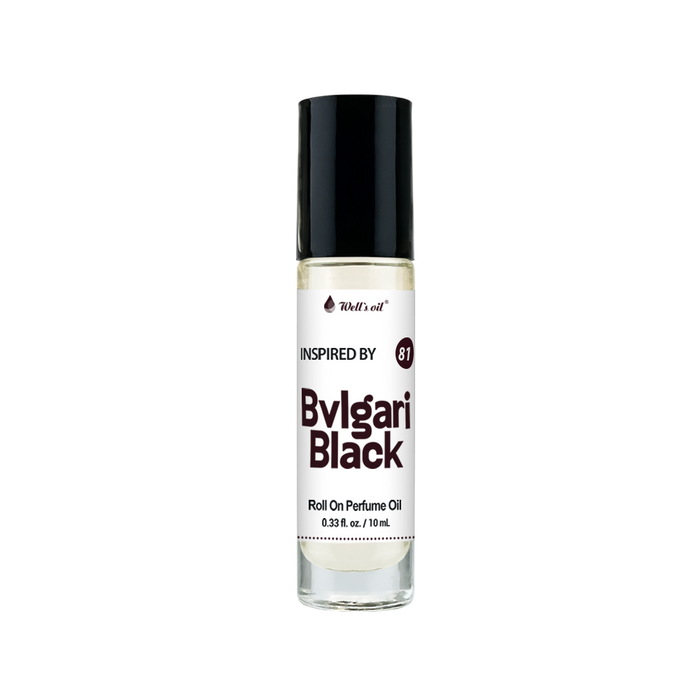 Roll-On Perfume Oil - Inspired by Bvlgari Black