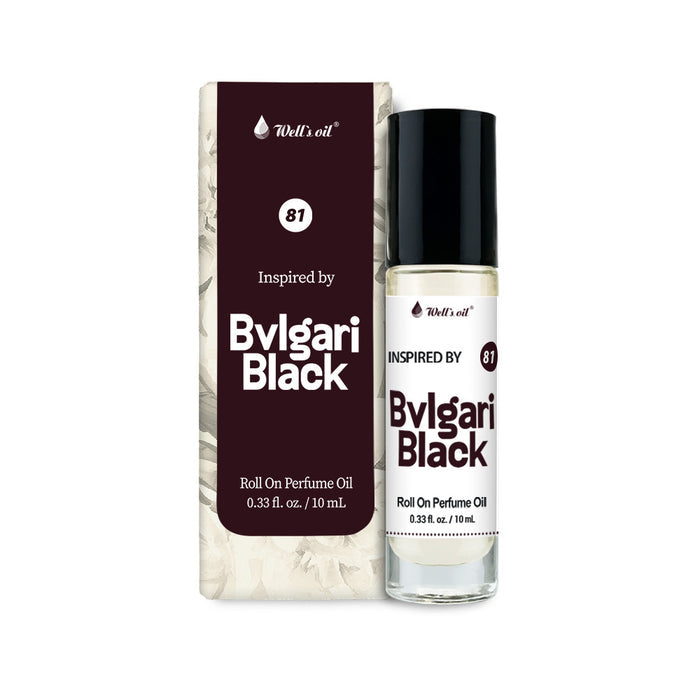 Roll-On Perfume Oil - Inspired by Bvlgari Black