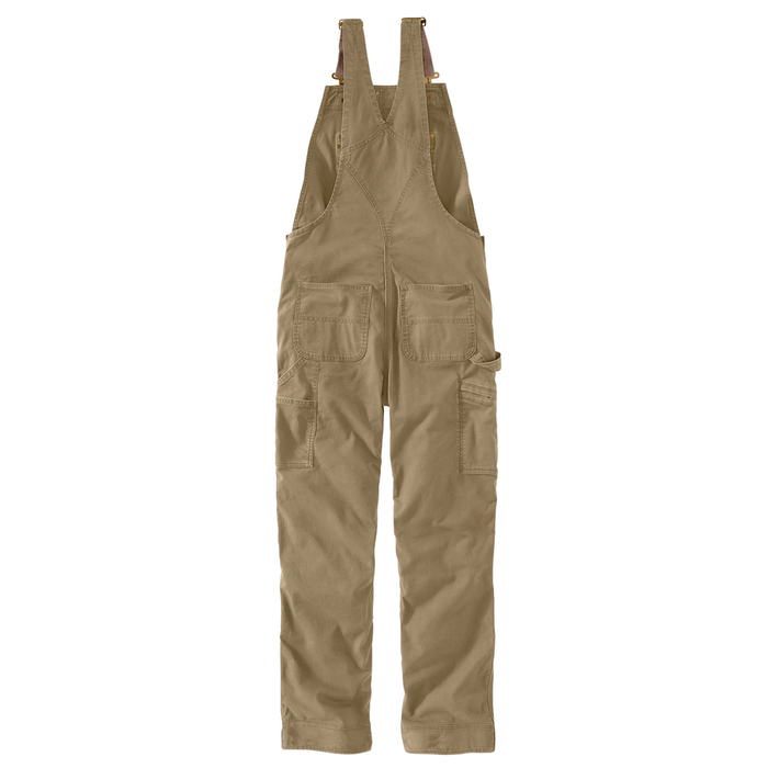 Rugged Flex Canvas Relaxed Fit Bib Overall - DKH-Dark Khaki | Carhartt 102987