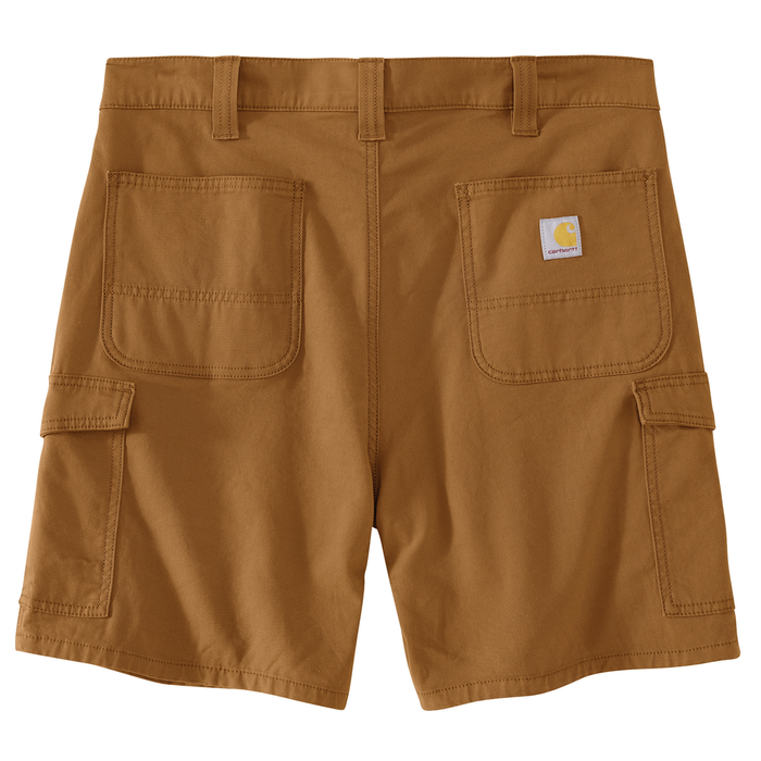 Rugged Flex Relaxed Fit 9" Canvas Cargo Work Short - BRN-Carhartt Brown | Carhartt 106984