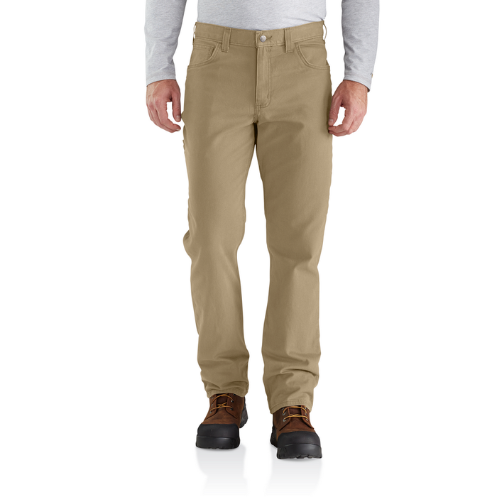 Rugged Flex Relaxed Fit Canvas 5-Pocket Work Pant - DKH-Dark Khaki | Carhartt 102517