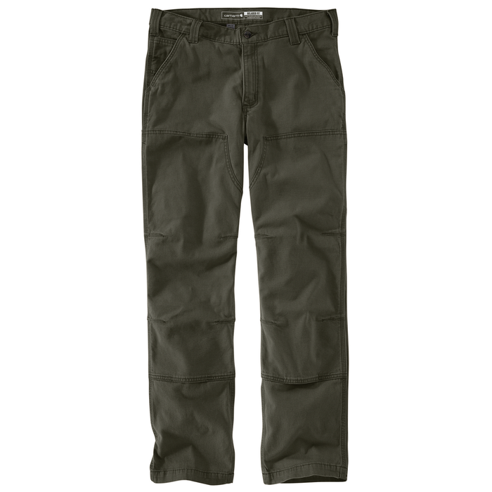 Rugged Flex Relaxed Fit Canvas Double-Front Utility Work Pant - MOS-Moss | Carhartt 102802