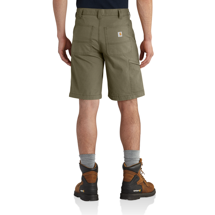 Rugged Flex Relaxed Fit Canvas Work Short - 391-Burnt Olive | Carhartt 102514