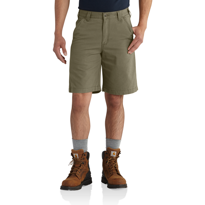 Rugged Flex Relaxed Fit Canvas Work Short - 391-Burnt Olive | Carhartt 102514