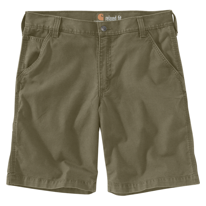 Rugged Flex Relaxed Fit Canvas Work Short - 391-Burnt Olive | Carhartt 102514