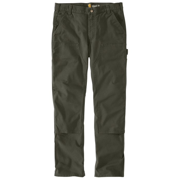 Rugged Flex Relaxed Fit Duck Double-Front Utility Work Pant - 316-Moss | Carhartt 103334