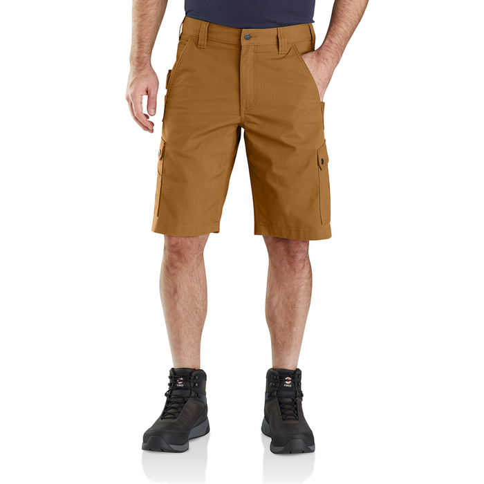 Rugged Flex Relaxed Fit Ripstop Cargo Work Short - BRN-Carhartt Brown | Carhartt 104727