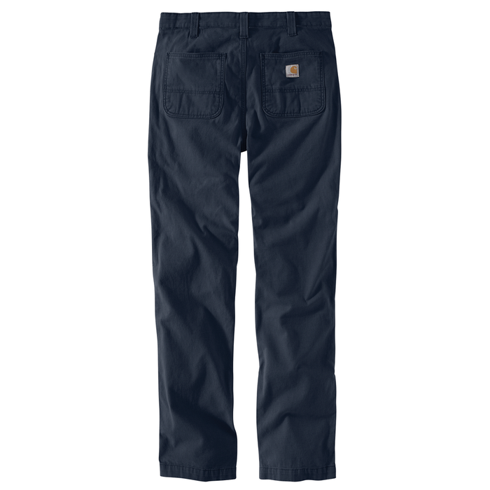 Rugged Flex Slim Fit Canvas 5-Pocket Tapered Work Pant - I26-Navy | Carhartt 102821