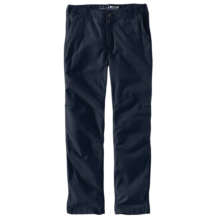 Rugged Flex Slim Fit Canvas 5-Pocket Tapered Work Pant - I26-Navy | Carhartt 102821