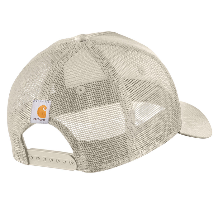Rugged Flex Twill Mesh-Back Script Patch Cap - A35-Chalk | Carhartt 106738