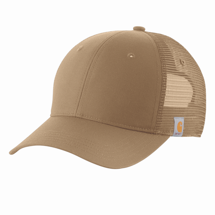 Rugged Professional Series Canvas Mesh-Back Cap - DKH-Dark Khaki | Carhartt 106687
