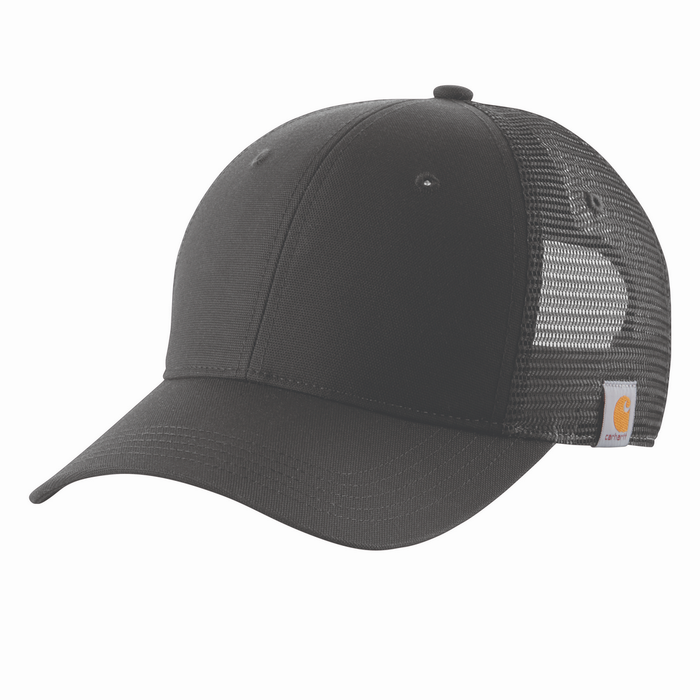 Rugged Professional Series Canvas Mesh-Back Cap - N04-Black | Carhartt 106687