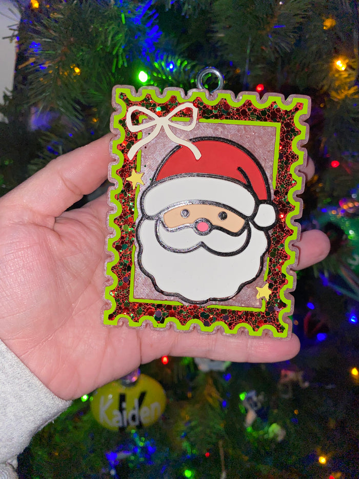 Santa Stamp Freshie