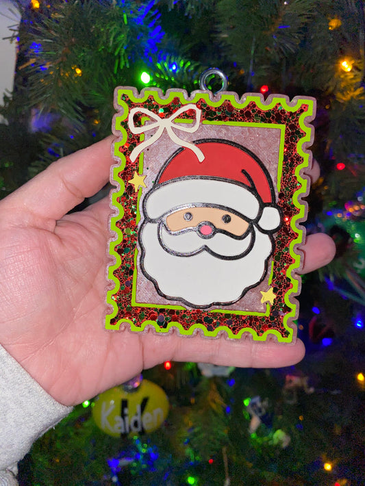 Santa Stamp Freshie