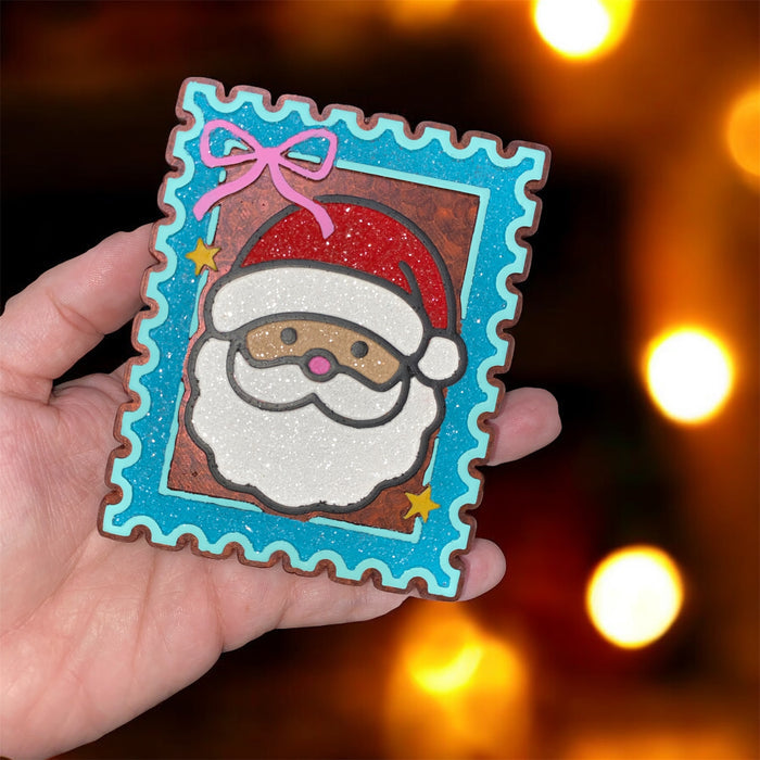Santa Stamp Freshie
