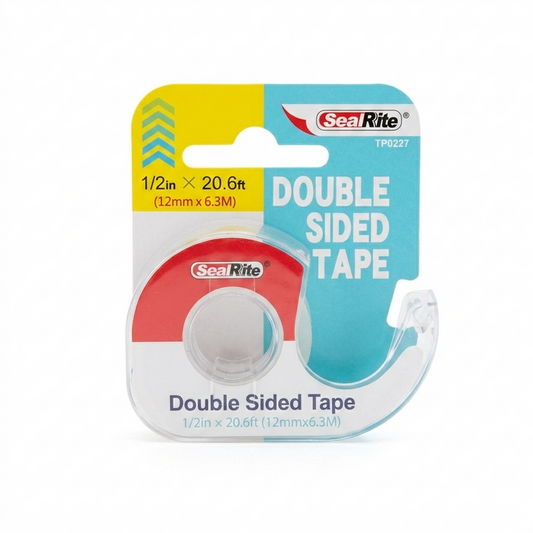 Seal Rite double-sided tape packaging on a white background