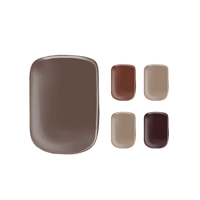 Semi-cured Gel Nail Wraps - Berry Mixed Toes