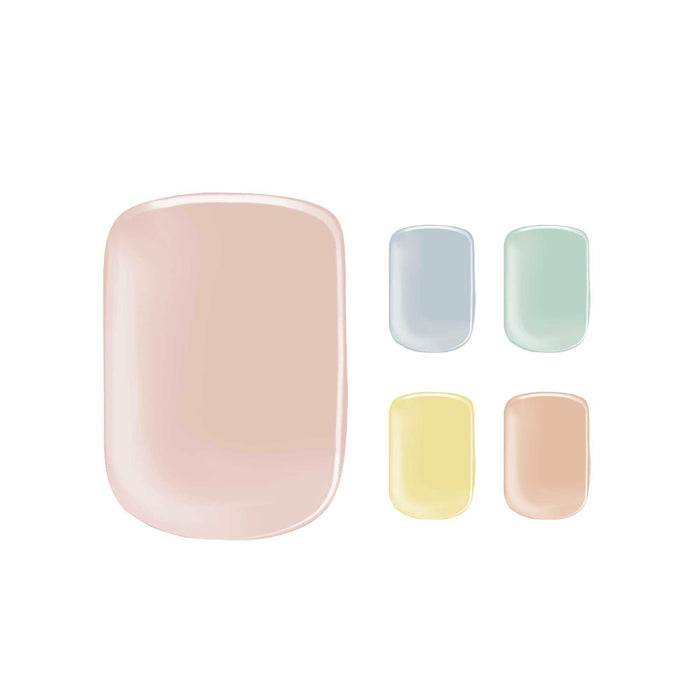 Semi-cured Gel Nail Wraps - Candy Bar Toes