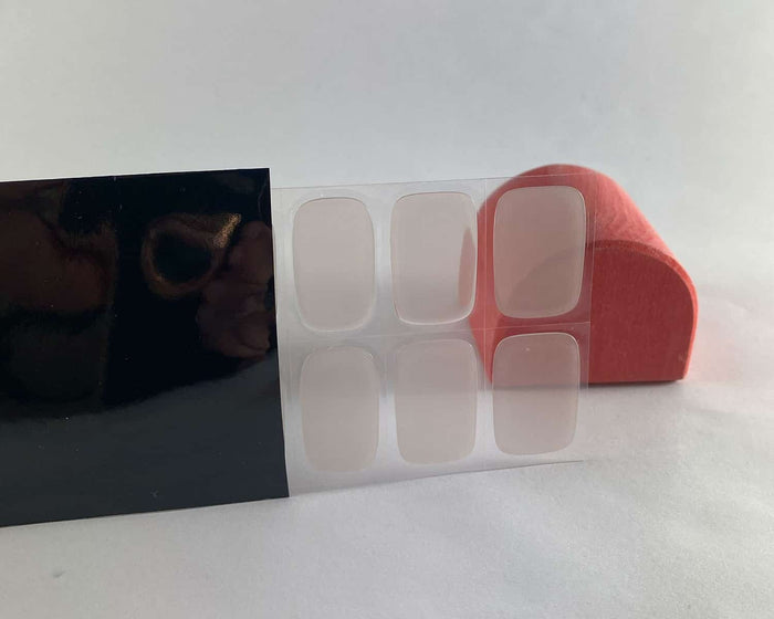 Semi-cured Gel Nail Wraps - Glazed Transparent