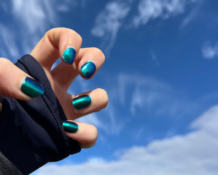 Semi-cured Gel Nail Wraps - Jade Eclispe