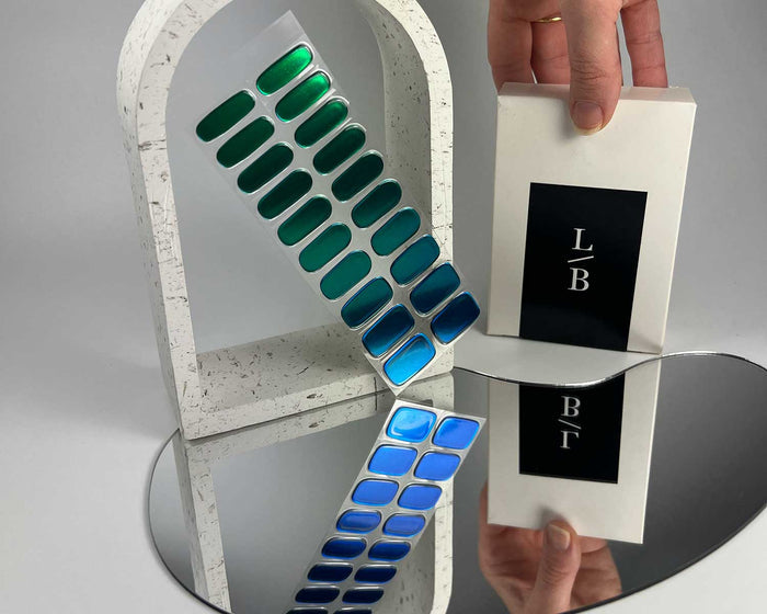 Semi-cured Gel Nail Wraps - Jade Eclispe