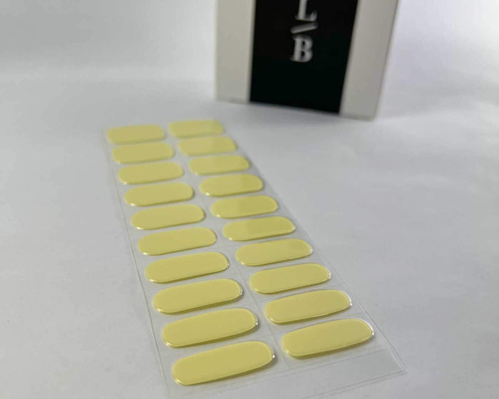 Semi-cured Gel Nail Wraps - Lemonade