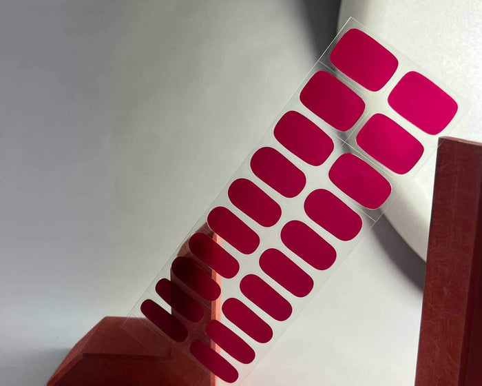 Semi-cured Gel Nail Wraps - Magenta Moment