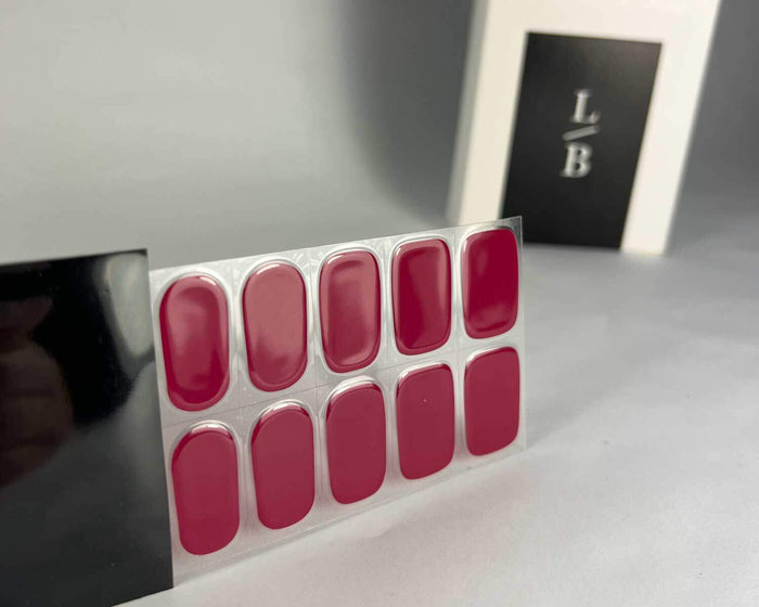 Semi-cured Gel Nail Wraps - Magenta Moment