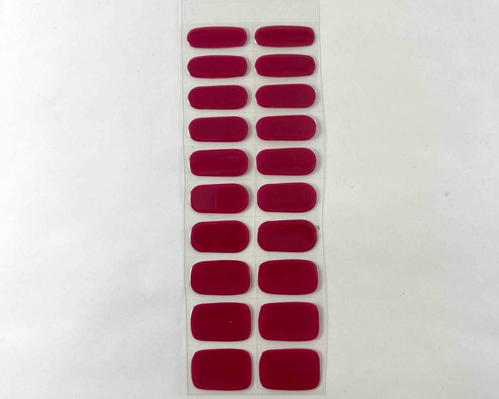 Semi-cured Gel Nail Wraps - Magenta Moment