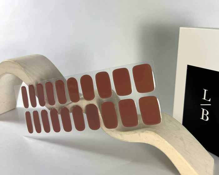 Semi-cured Gel Nail Wraps - Mocha