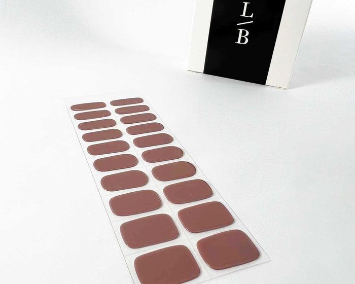Semi-cured Gel Nail Wraps - Mocha