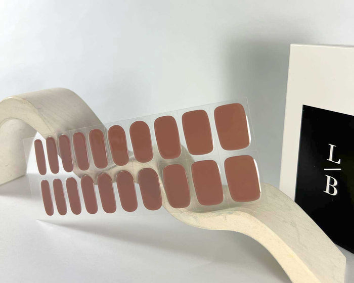 Semi-cured Gel Nail Wraps - Mocha