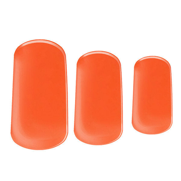 Semi-cured Gel Nail Wraps - Neon Orange