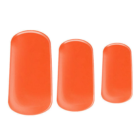 Semi-cured Gel Nail Wraps - Neon Orange