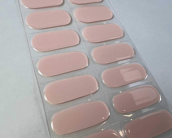 Semi-cured Gel Nail Wraps - Strawberry Milkshake