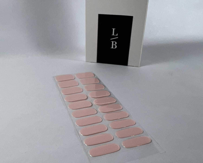Semi-cured Gel Nail Wraps - Strawberry Milkshake