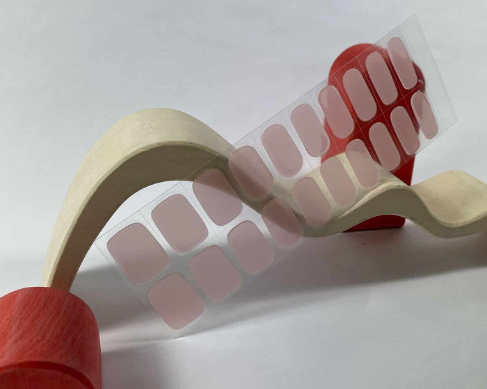 Semi-cured Gel Nail Wraps - Transparent Pink